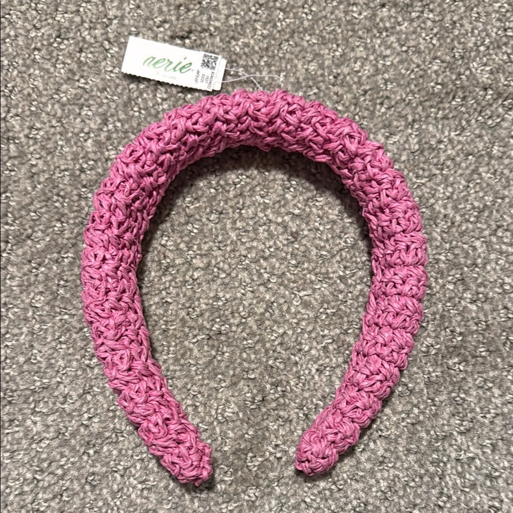 Vibrant Pink Braided Headband